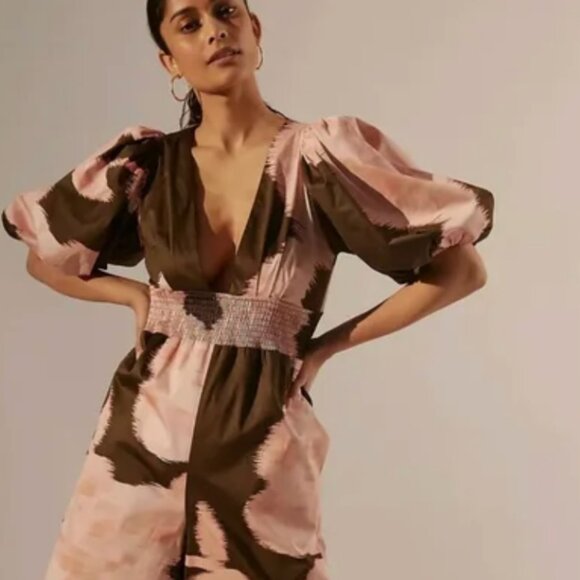 Anthropologie Hutch V-Neck Jumpsuit - Picture 1 of 3